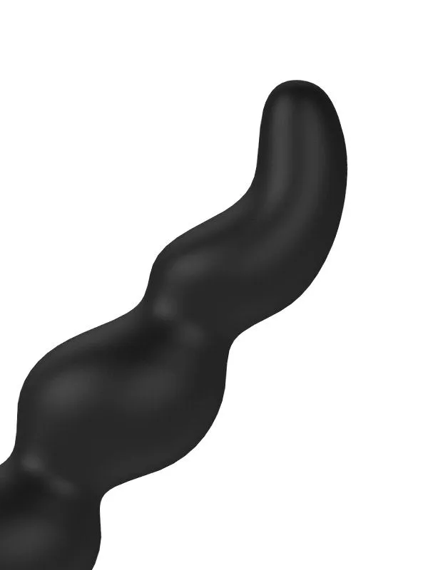 Long Unique Flexible Gay 9'' Anal Beads Butt Plug