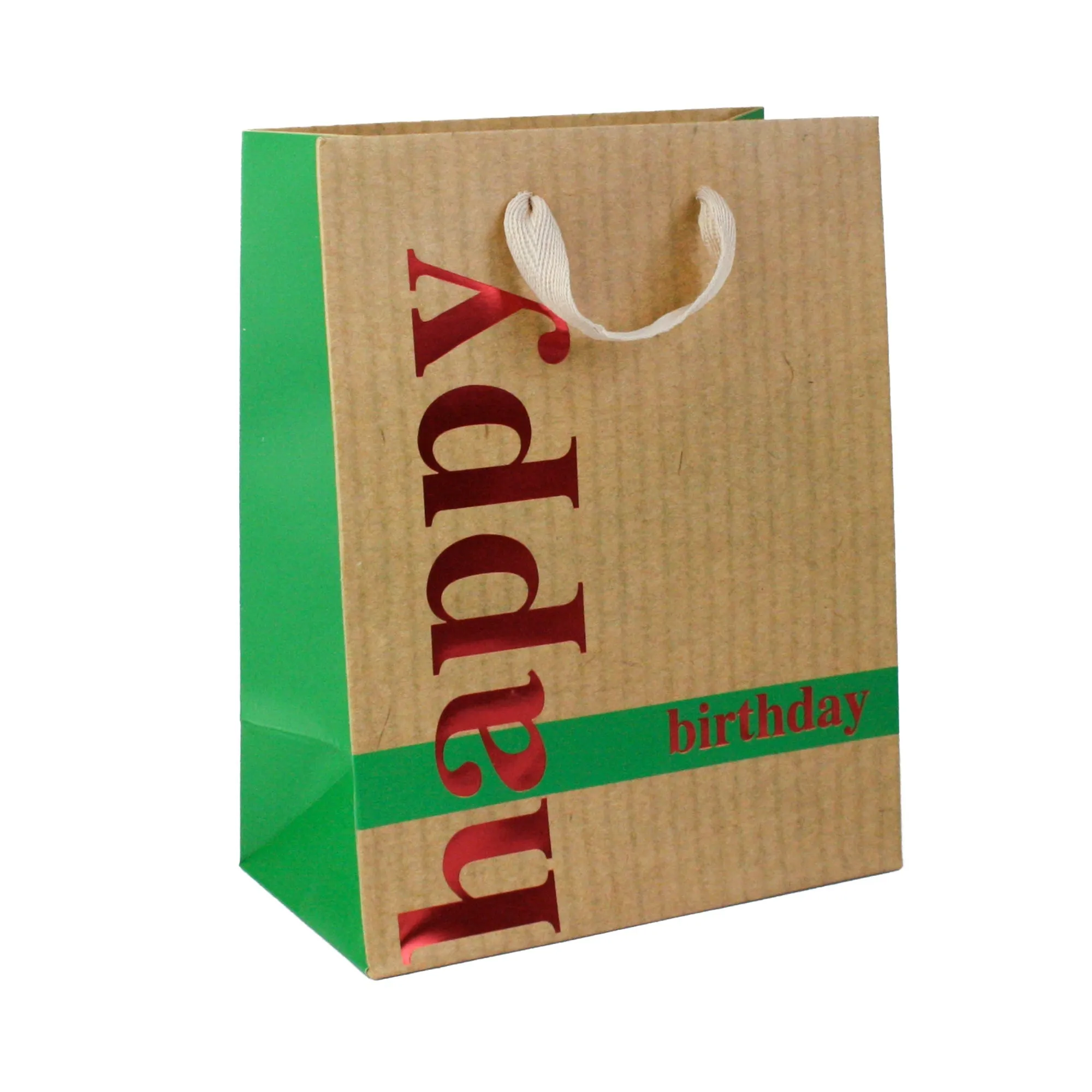 Luxury Happy Birthday Gift Bags - Set Of 4 Assorted Colours (Sizes Available)