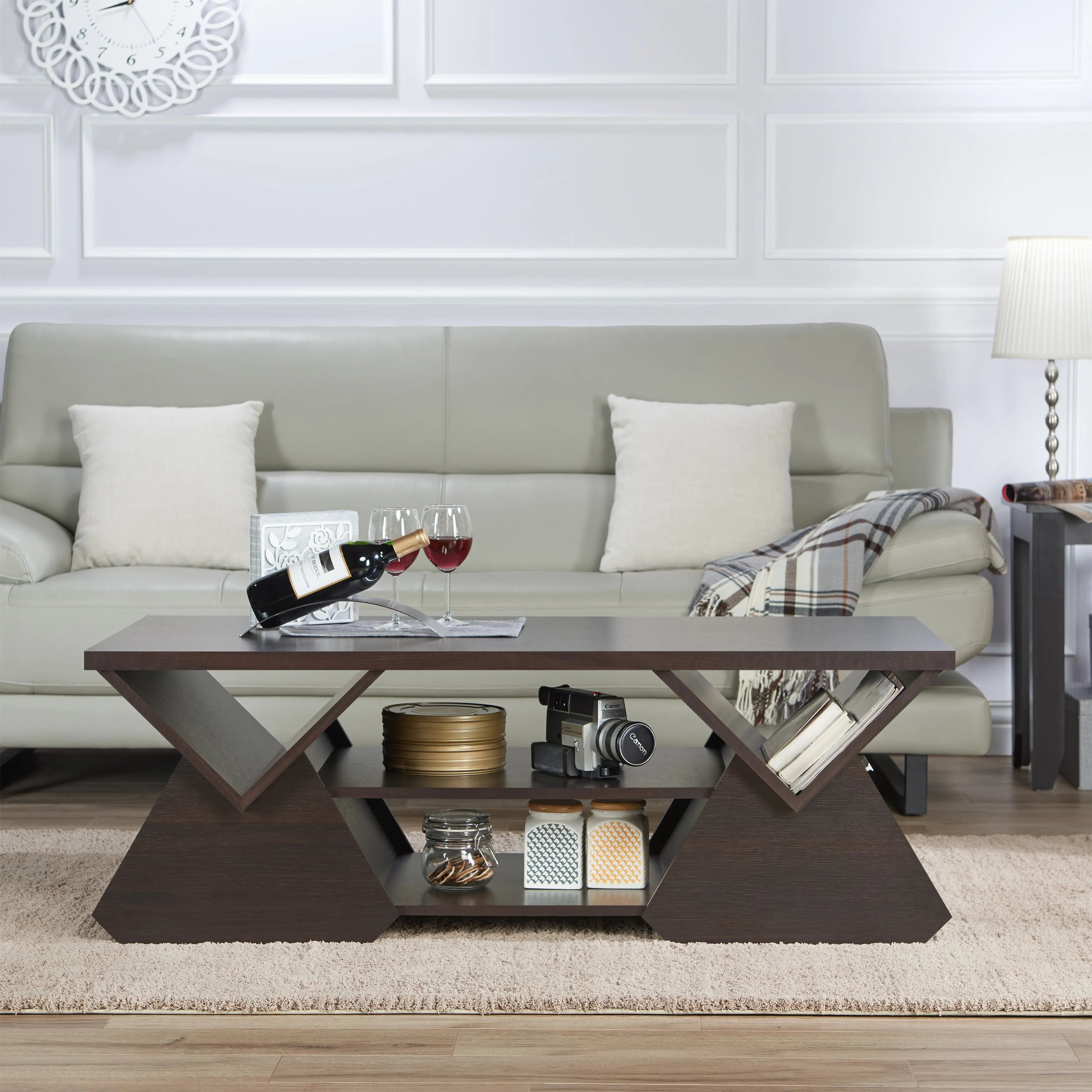 Madson Espresso Finish Coffee Table