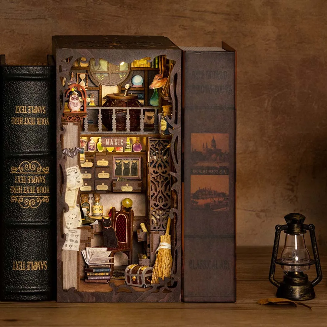 Magic Pharmacist 3D Wooden Puzzle Book Nook Kit
