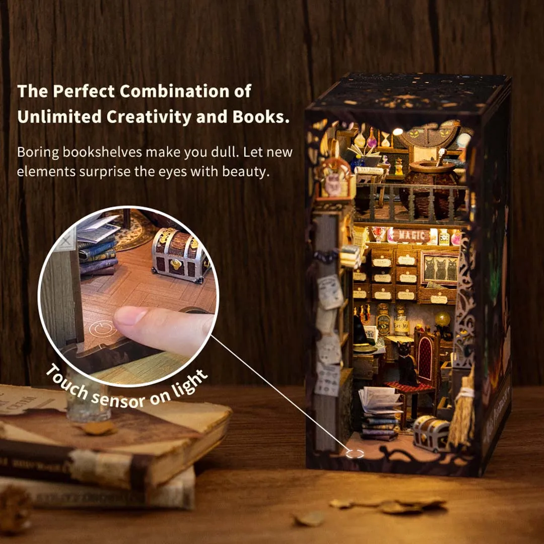 Magic Pharmacist 3D Wooden Puzzle Book Nook Kit