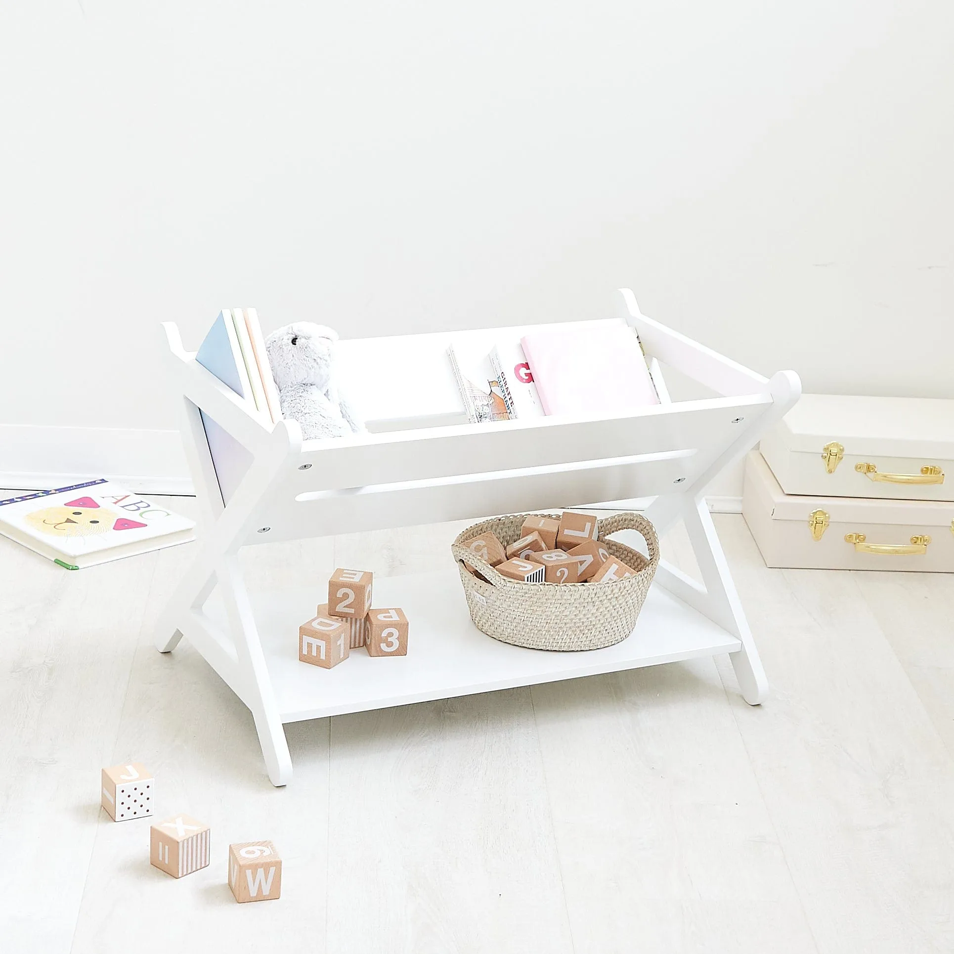 Monti Book Rack White