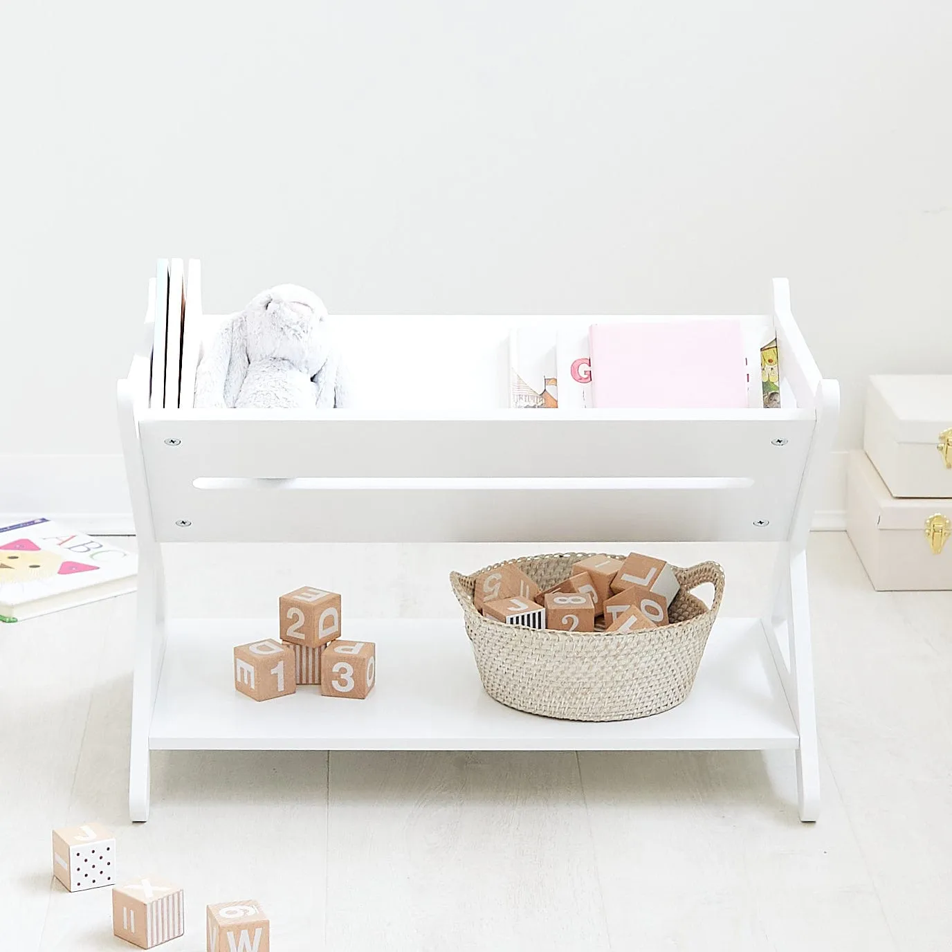 Monti Book Rack White