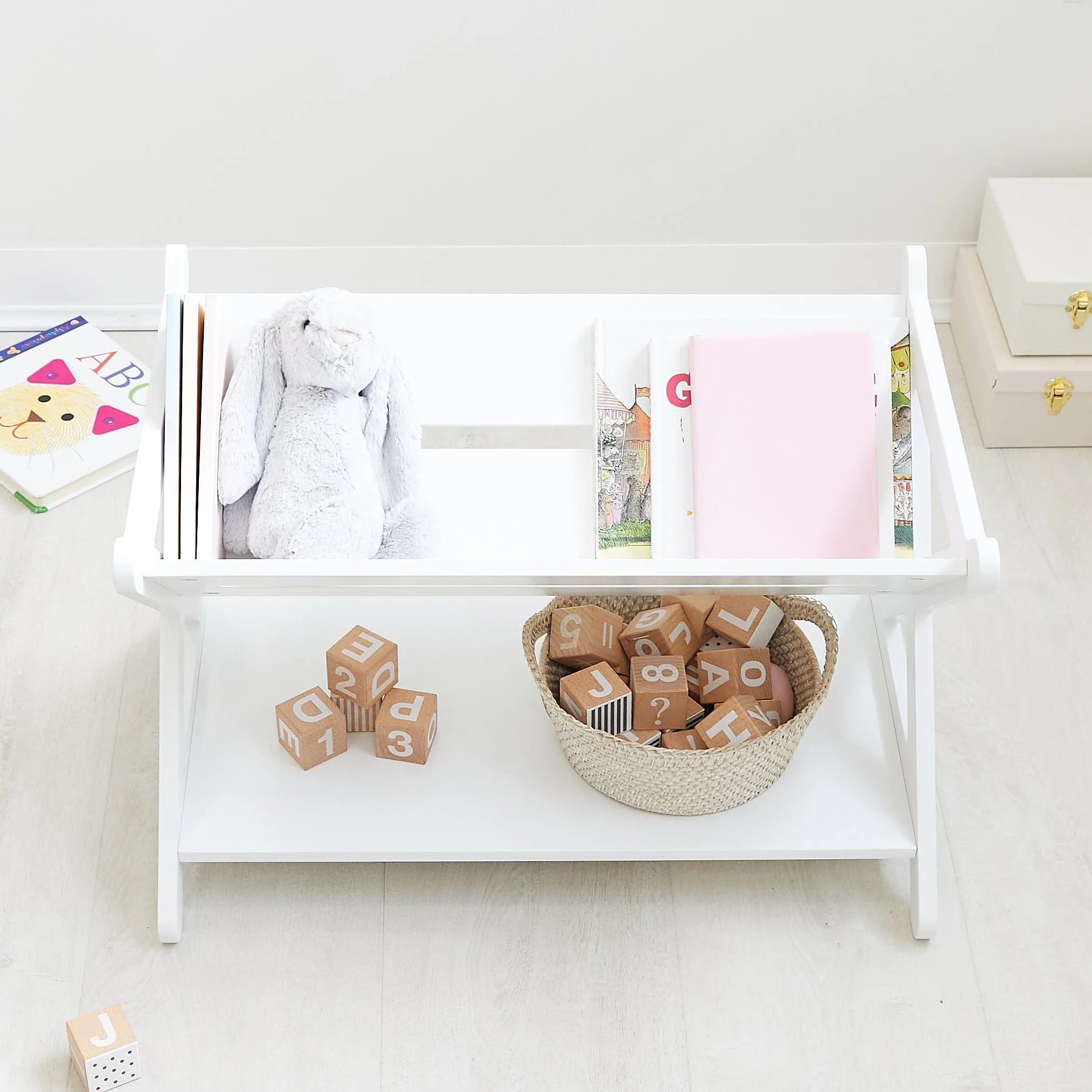 Monti Book Rack White