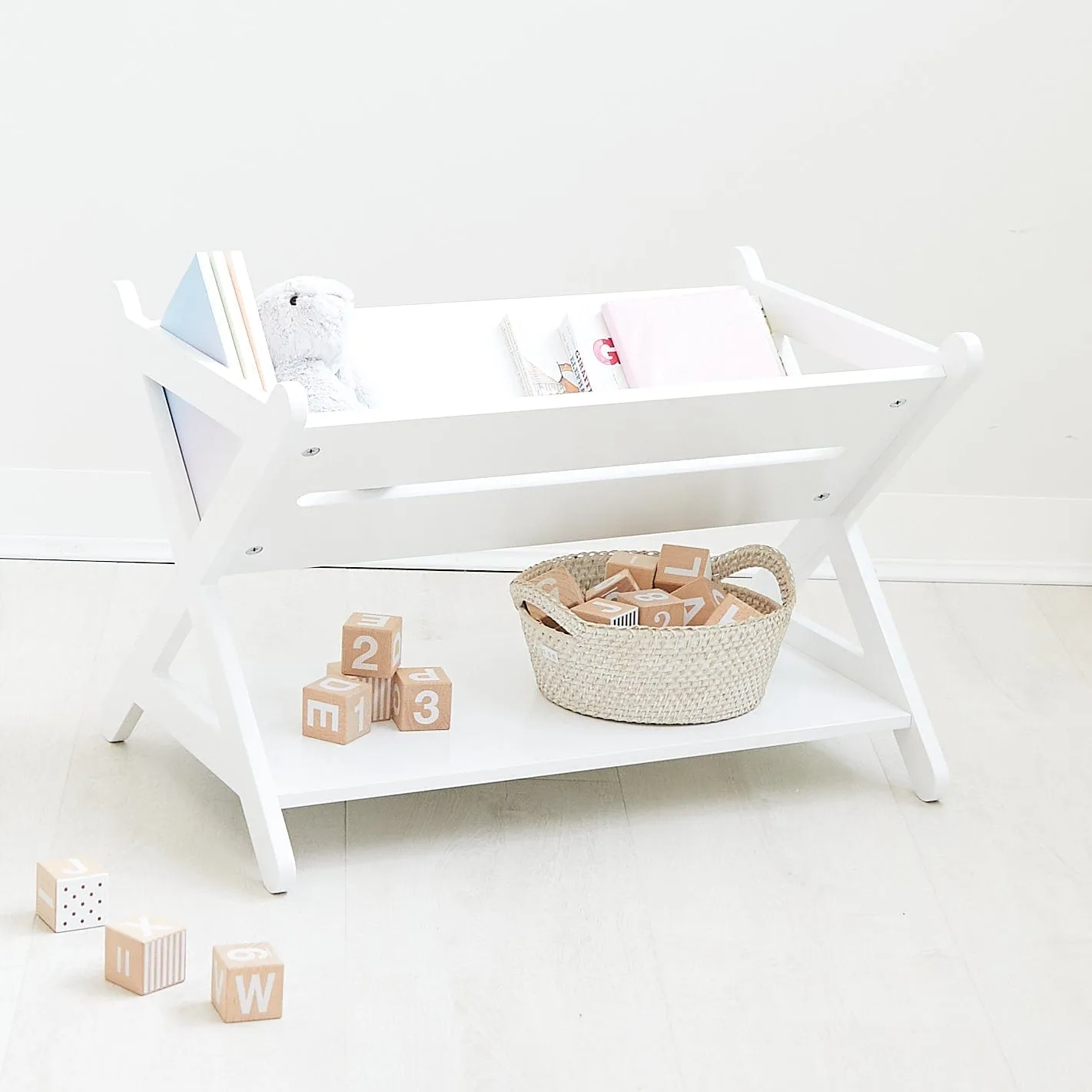 Monti Book Rack White