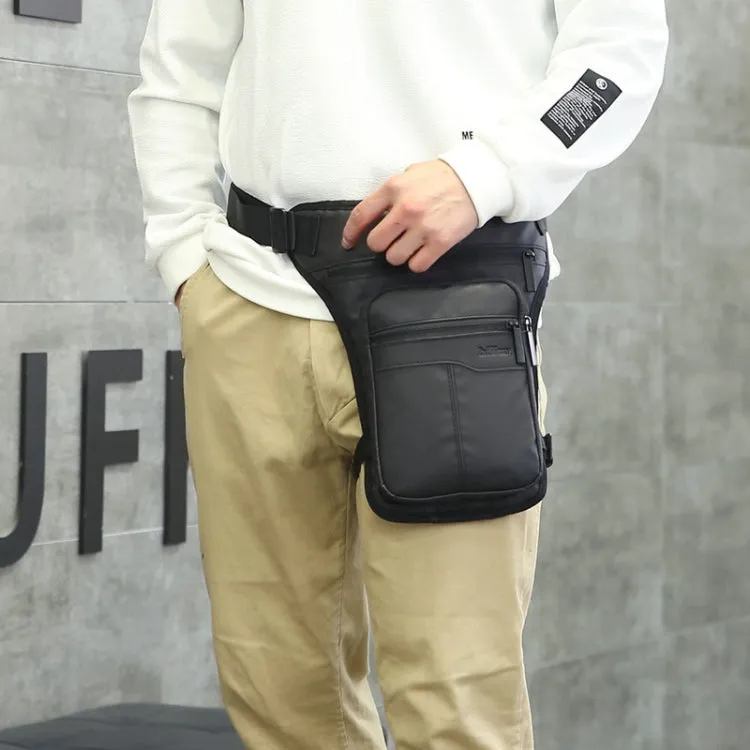 Motorcycle Riding Waist And Leg Bag Outdoor Multifunctional Travel Sports Waist Pack(Black)