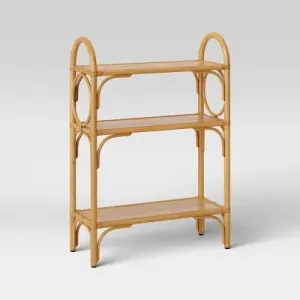 New - Rattan Free Standing Shelf Tan - Opalhouse