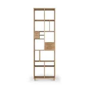 Oak Pirouette Book Rack
