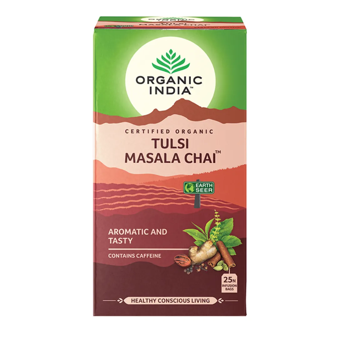 Organic India Tulsi Organic Chai Masala Tea 18 Bags