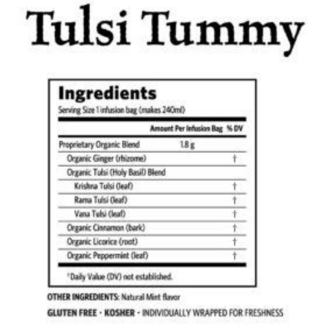 Organic India Tulsi Tummy Tea 18 Bags