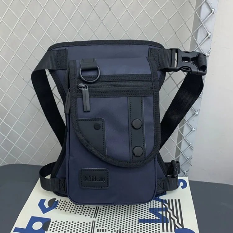 Outdoor Travel Waist And Leg Bag Motorcycle Cycling Tactical Multi Function Bag(Blue)