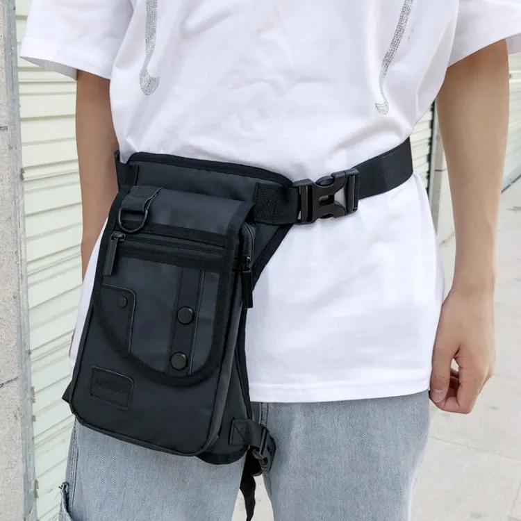 Outdoor Travel Waist And Leg Bag Motorcycle Cycling Tactical Multi Function Bag(Grey)