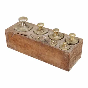 Partial Set of Brass Weights