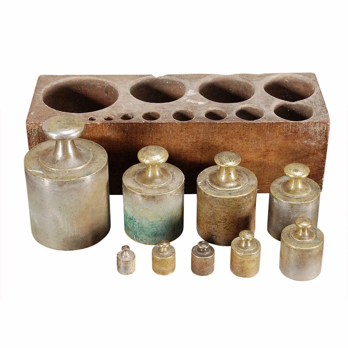 Partial Set of Brass Weights