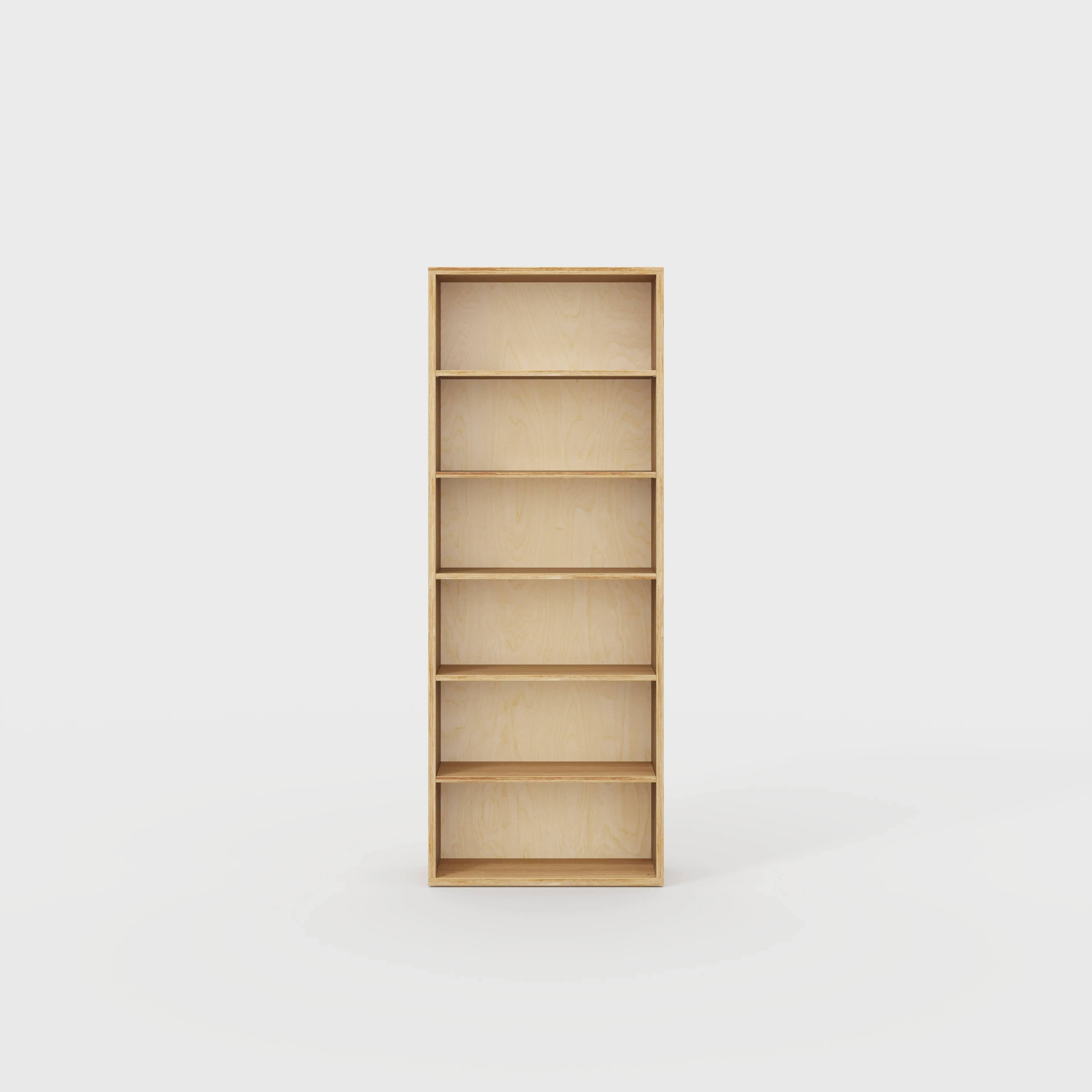 Plywood Bookshelves - Plywood Oak - 800(w) x 300(d) x 2100(h)