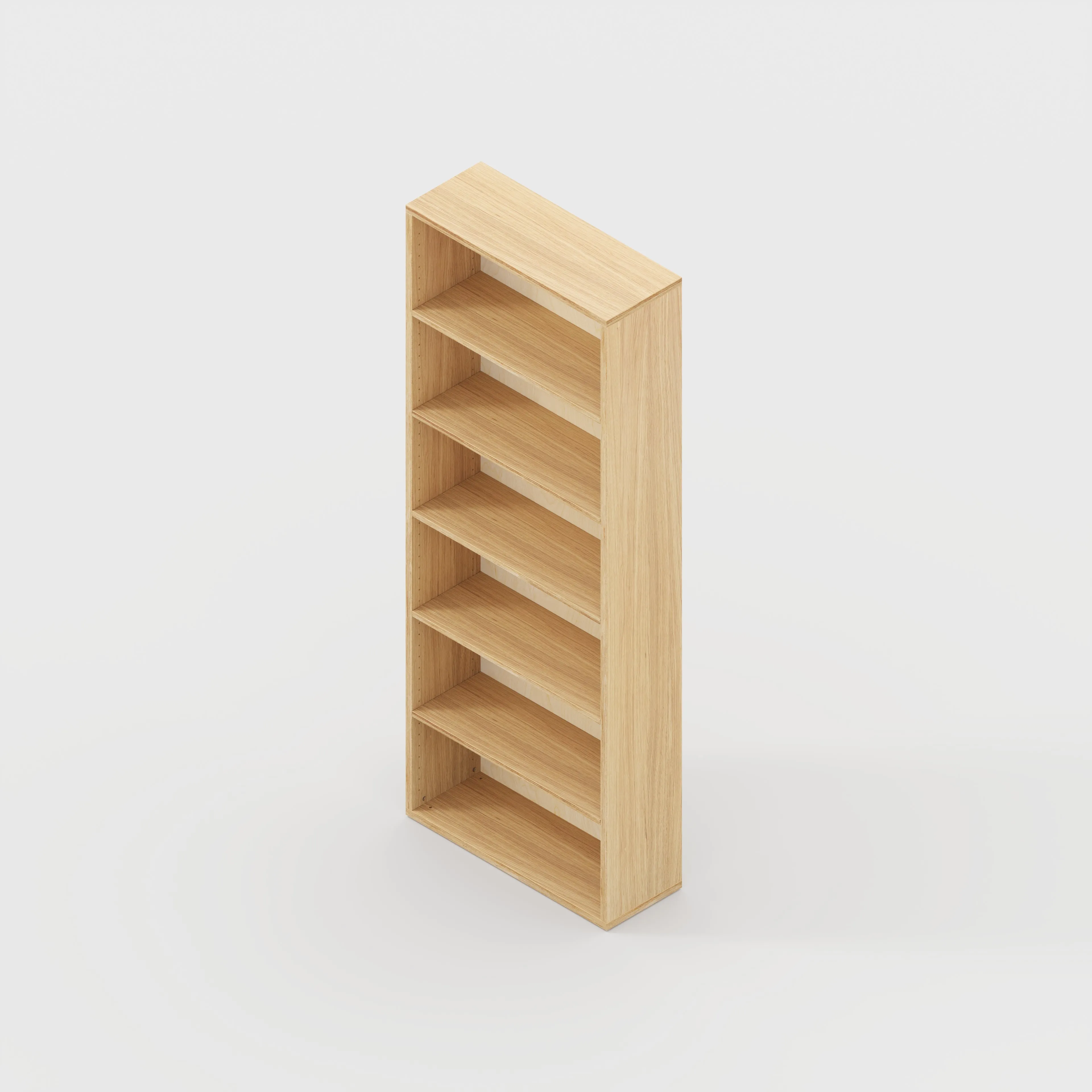 Plywood Bookshelves - Plywood Oak - 800(w) x 300(d) x 2100(h)