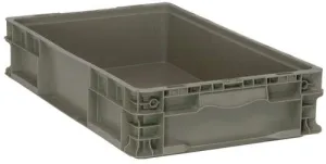 Quantum RSO2415-5 Heavy-Duty Straight Wall Stacking Container, 15" x 24" x 5"