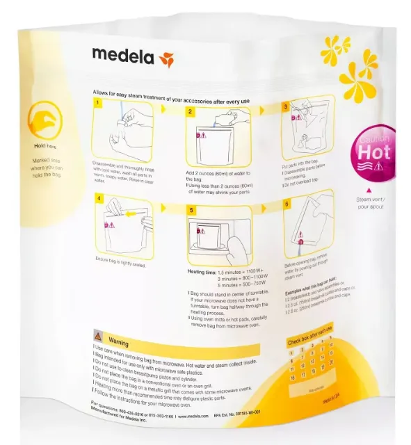 Quick Clean™ Micro-Steam™ Sanitizing Bags