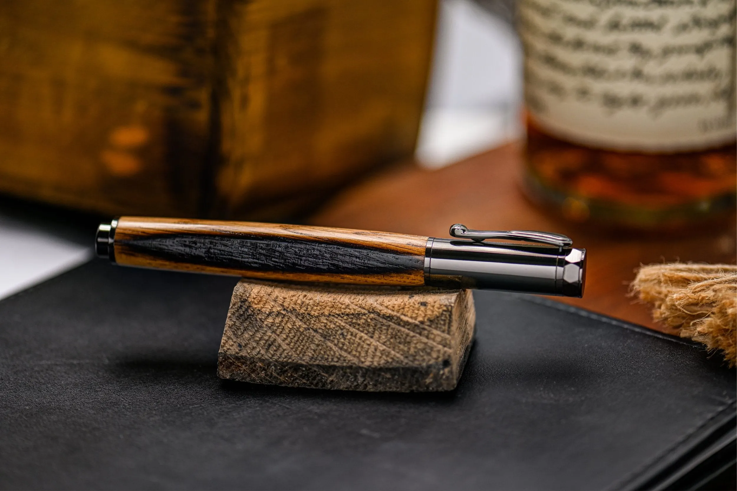 Roots & Jones - KY Bourbon Barrel Rollerball (Gun Metal)