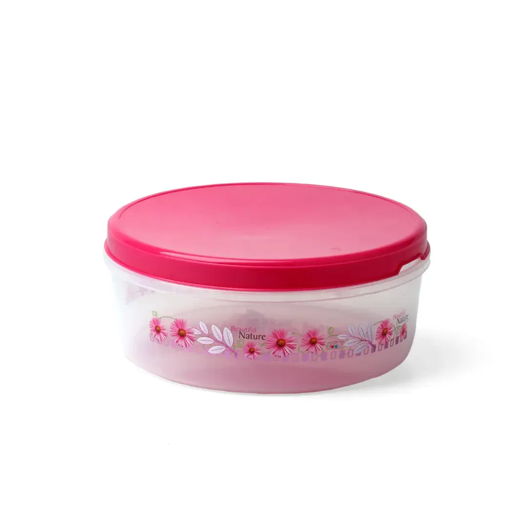 Saaj Pink Food Storage Containers - Set of 3 (160ml,2600ml,4500ml)