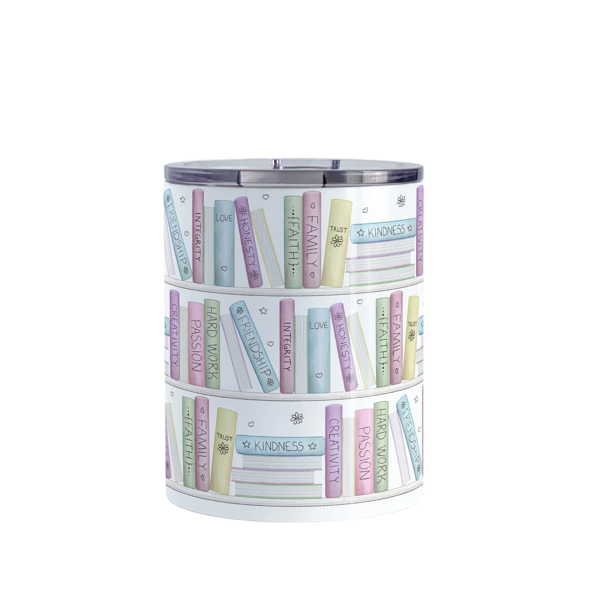 The Building Books of Life - Inspirational Reading Tumbler Cup