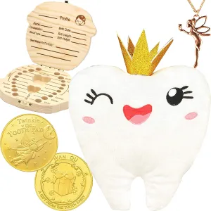 Tooth Fairy Gifts for Girls, Tooth Fairy Pillows for Girls, ToothFairy Box for Girls
