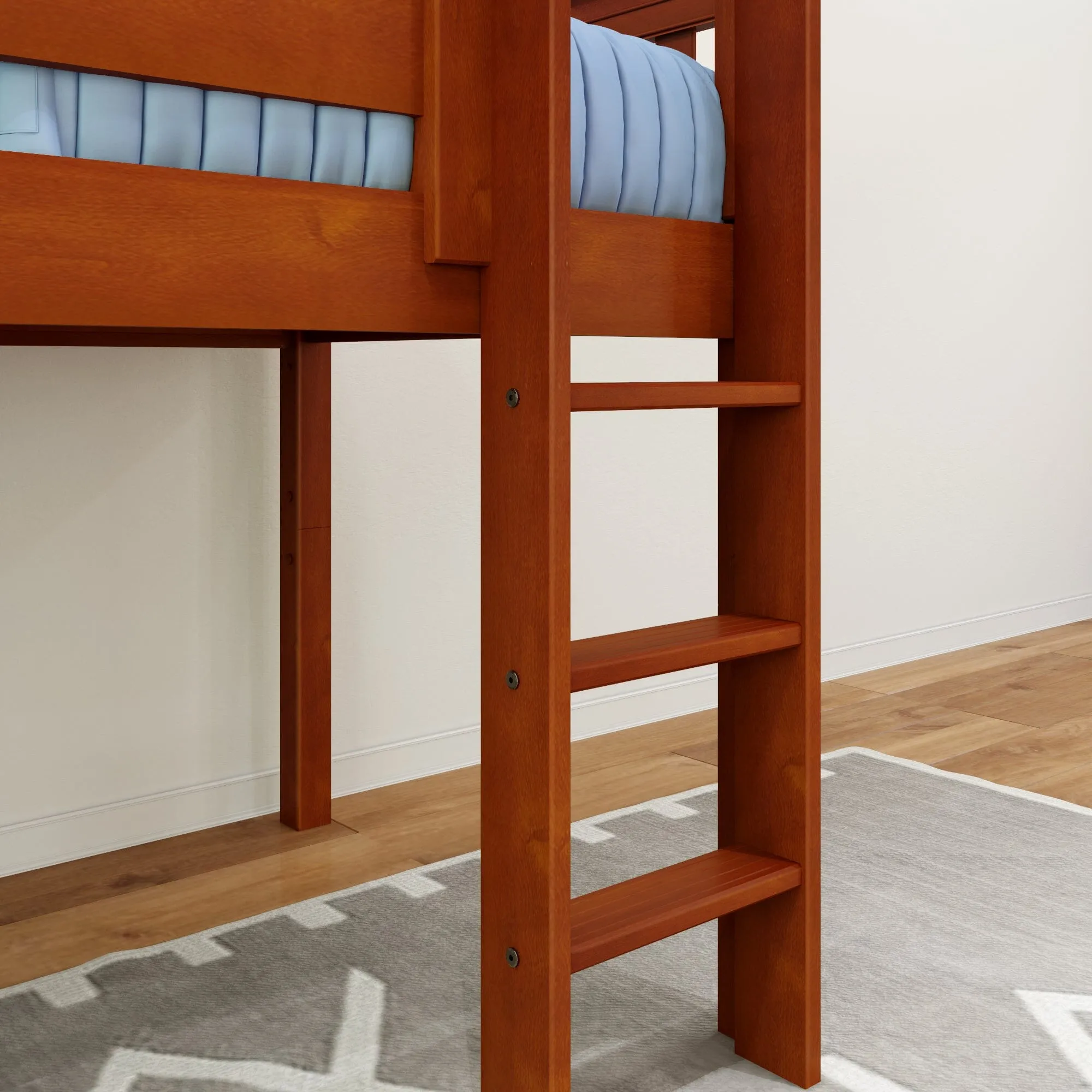 Twin Low Loft Bed with Ladder