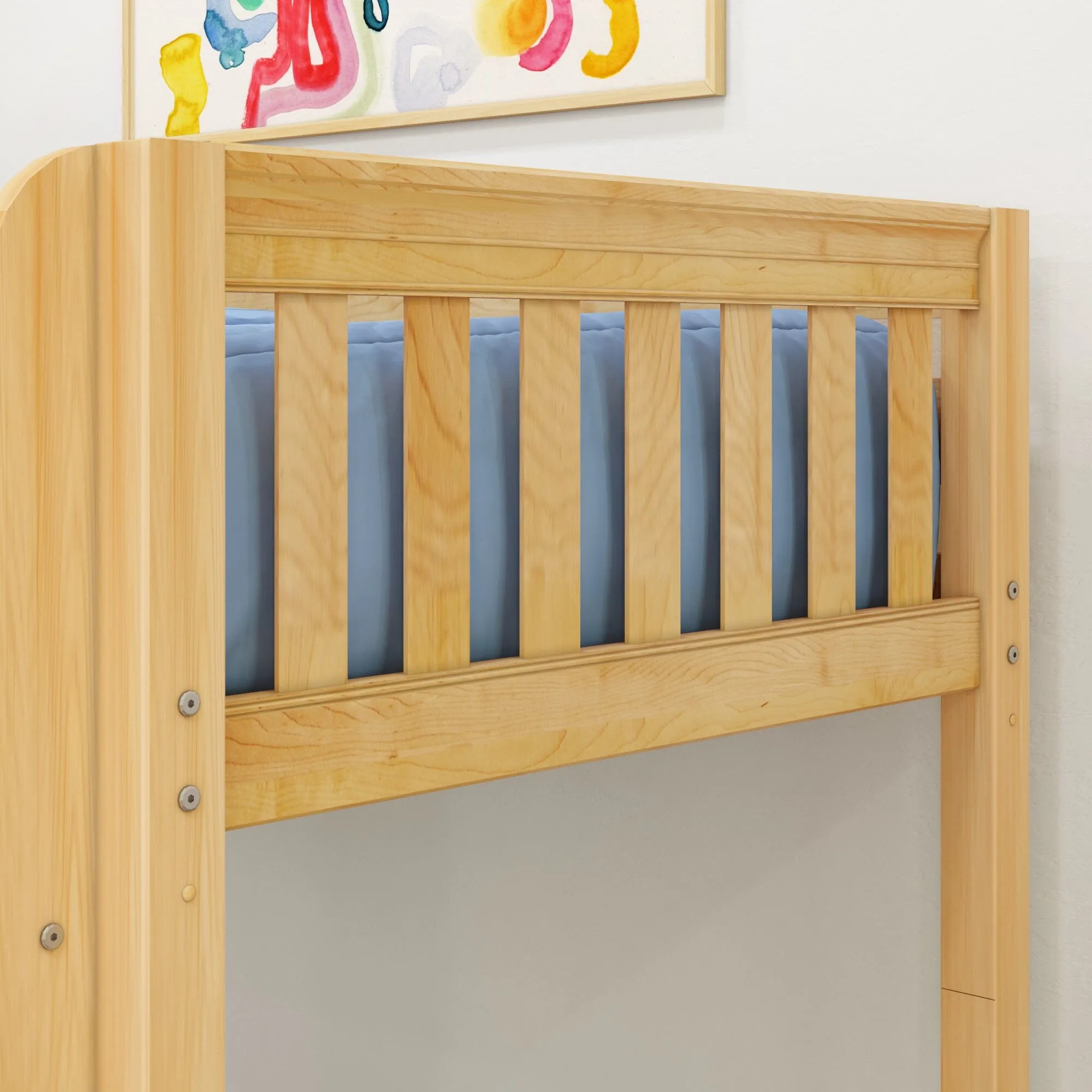 Twin Low Loft Bed with Ladder