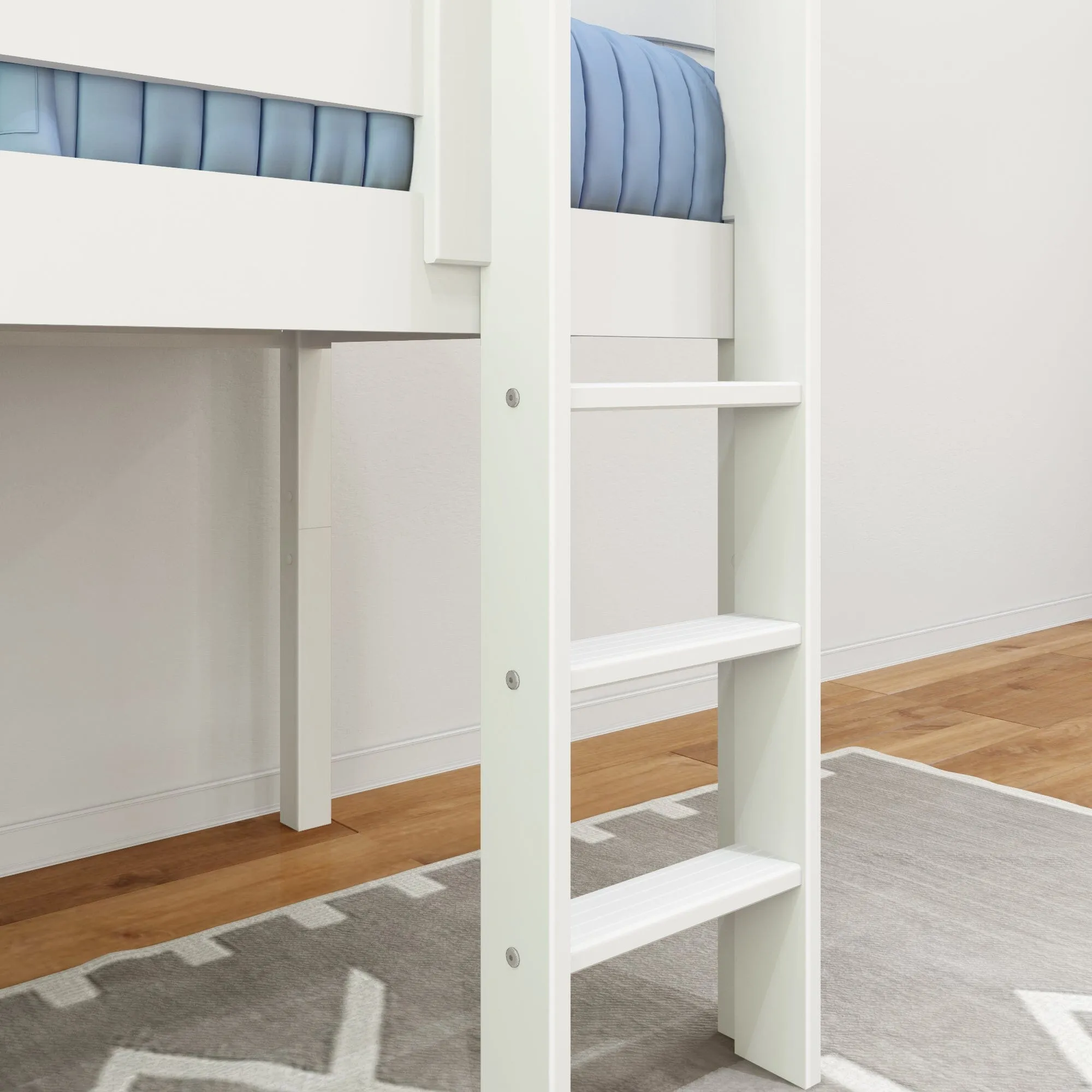 Twin Low Loft Bed with Ladder