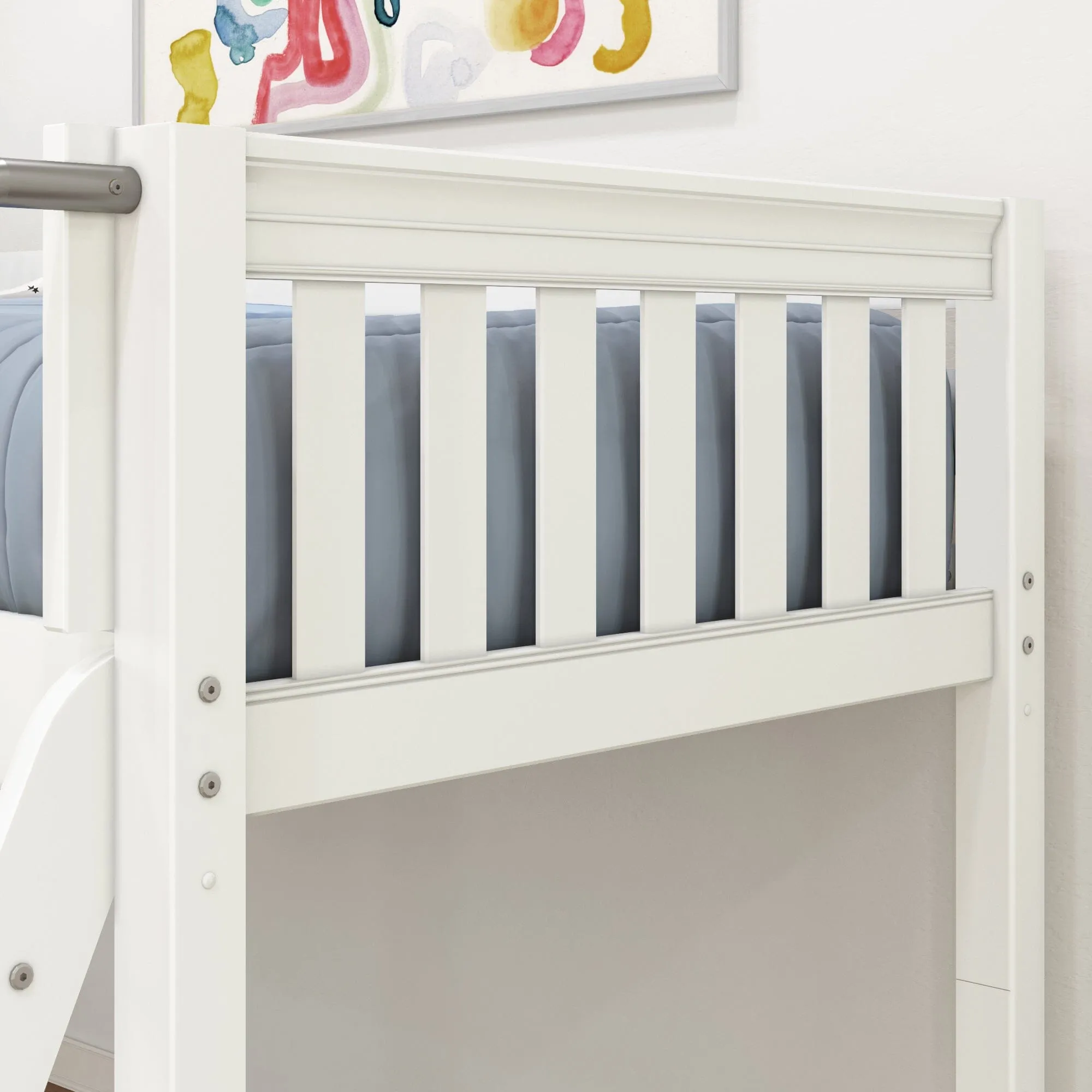 Twin Low Loft Bed with Ladder