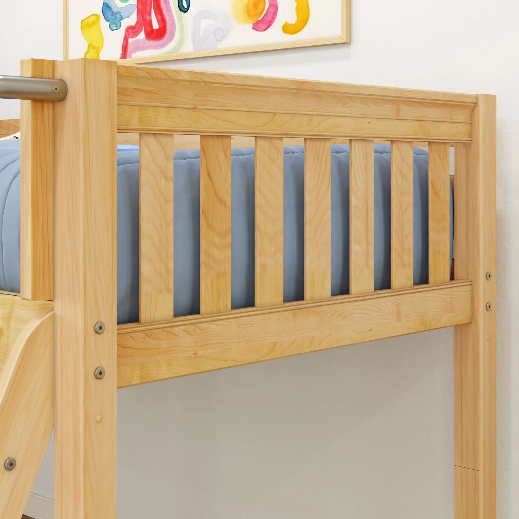 Twin Low Loft Bed with Ladder
