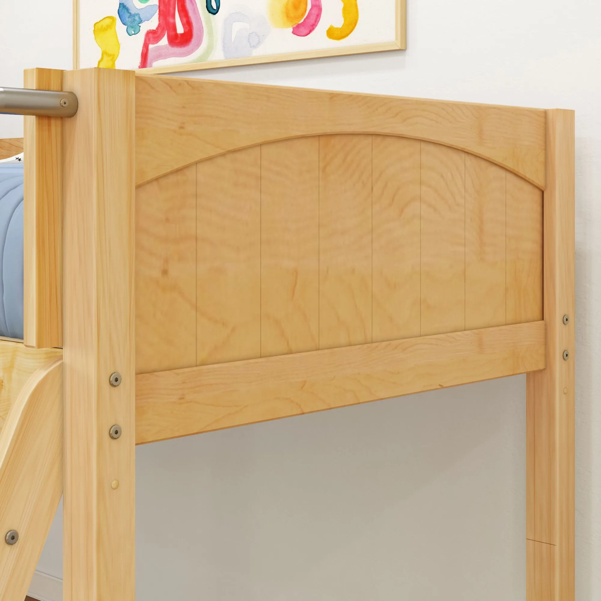 Twin Low Loft Bed with Ladder