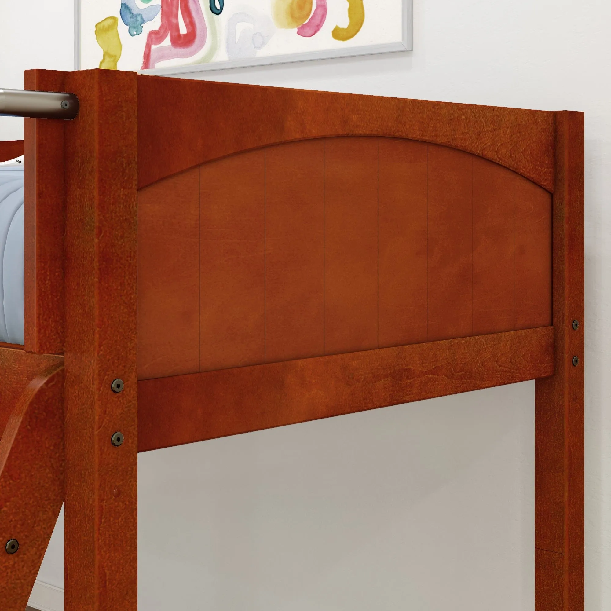 Twin Low Loft Bed with Ladder