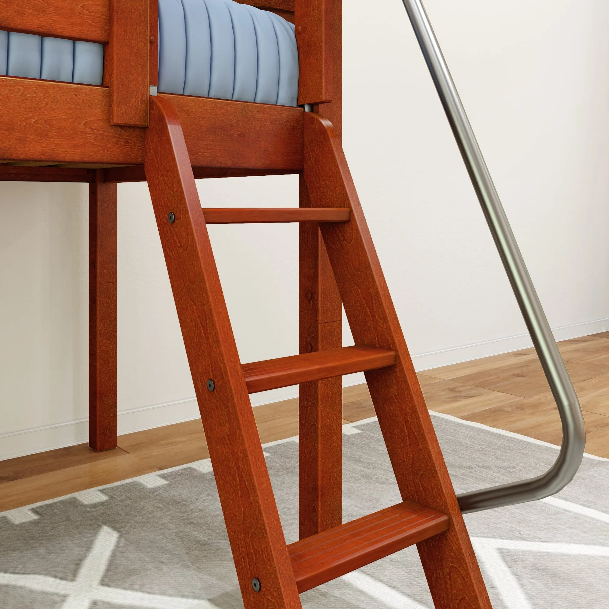 Twin Low Loft Bed with Ladder