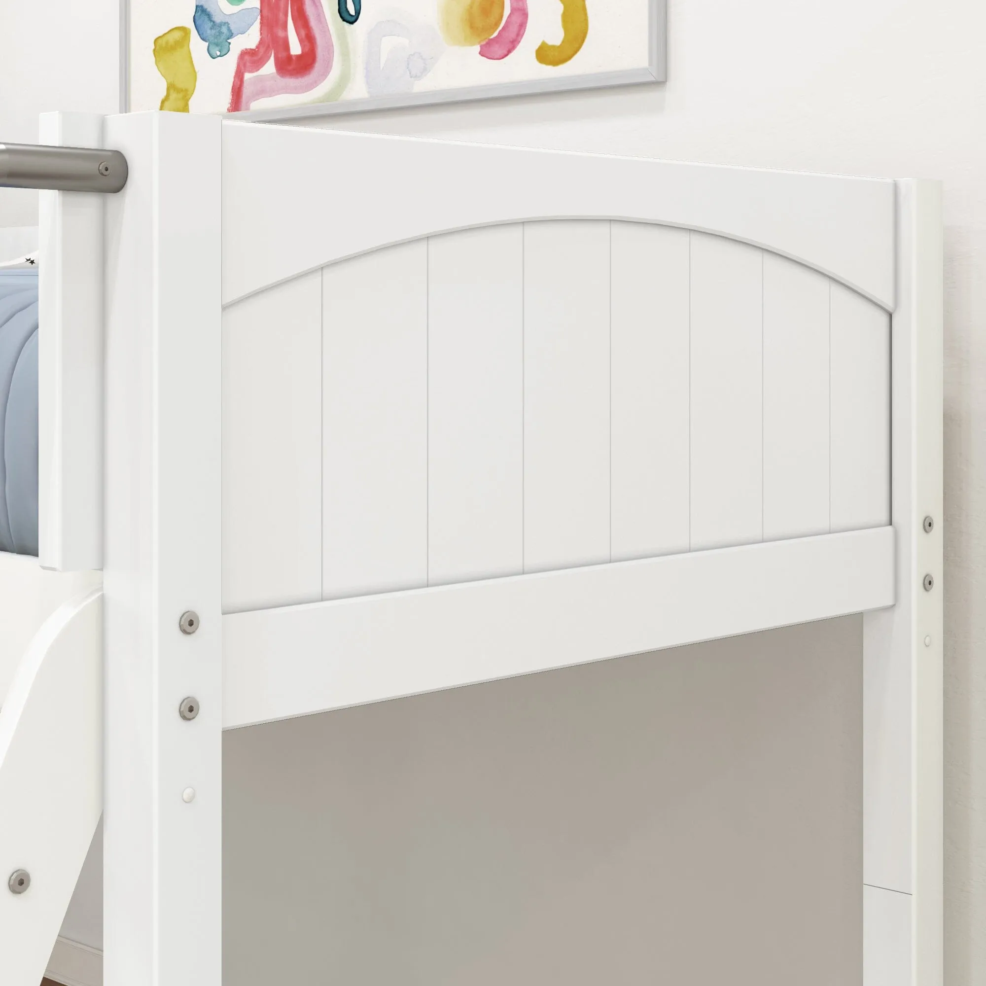 Twin Low Loft Bed with Ladder