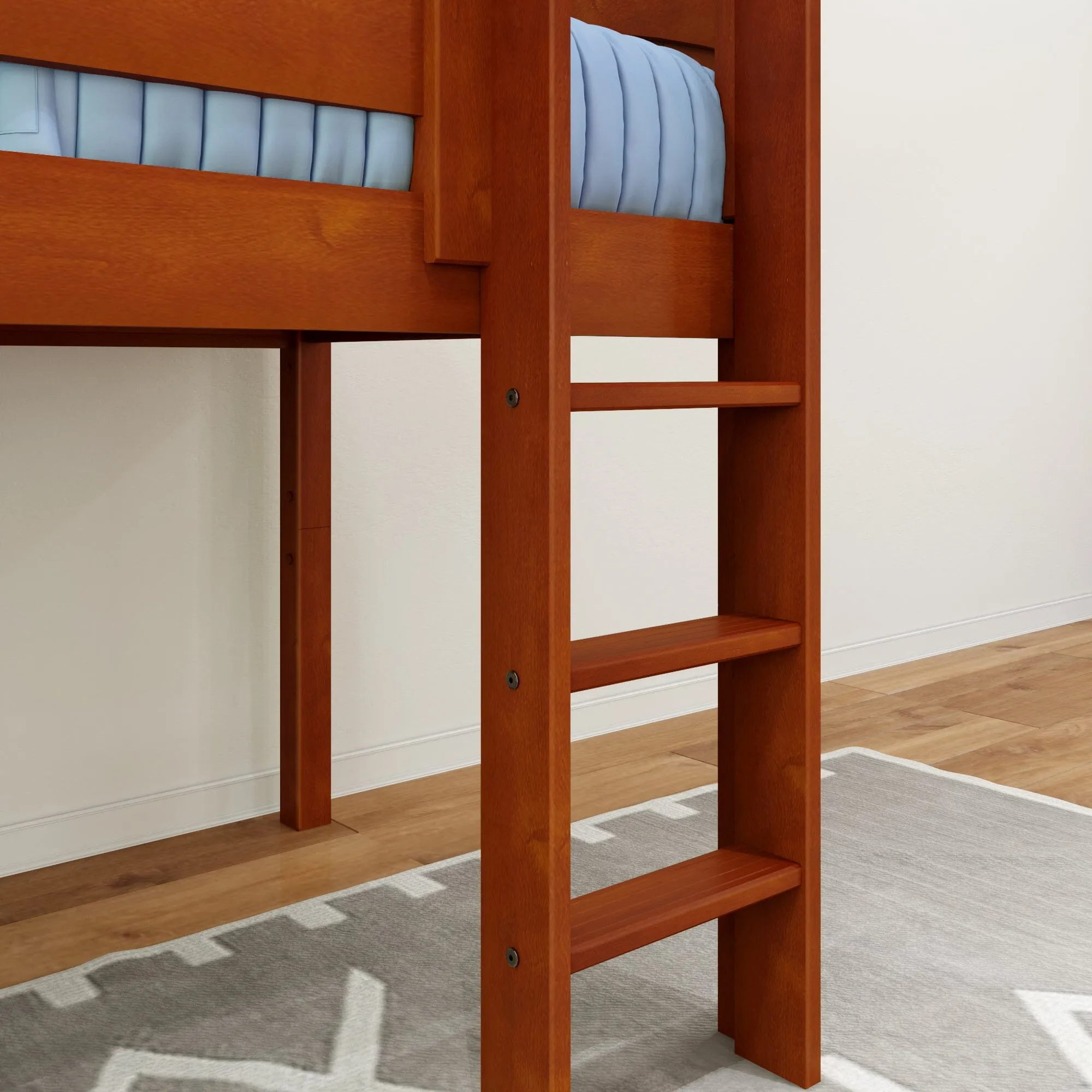 Twin Low Loft Bed with Ladder