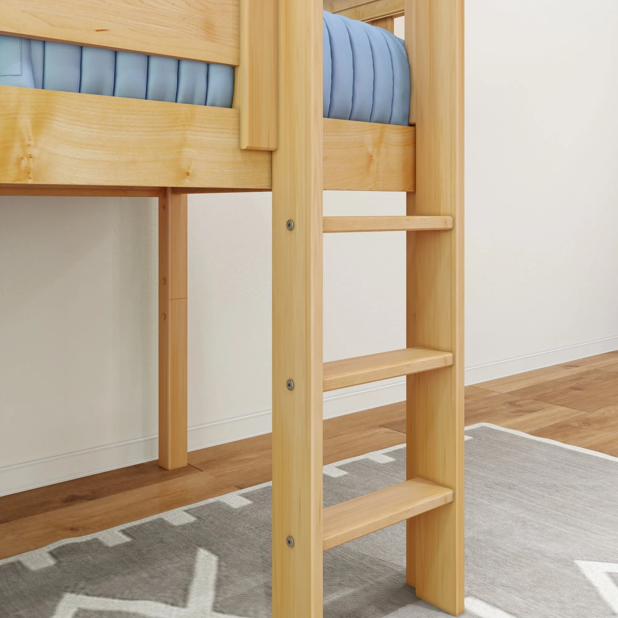 Twin Low Loft Bed with Ladder