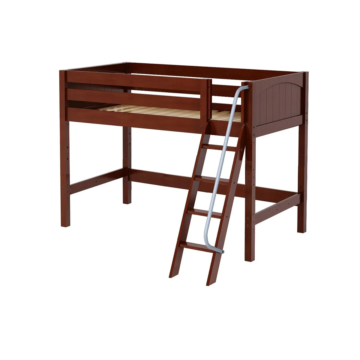 Twin Mid Loft Bed with Ladder