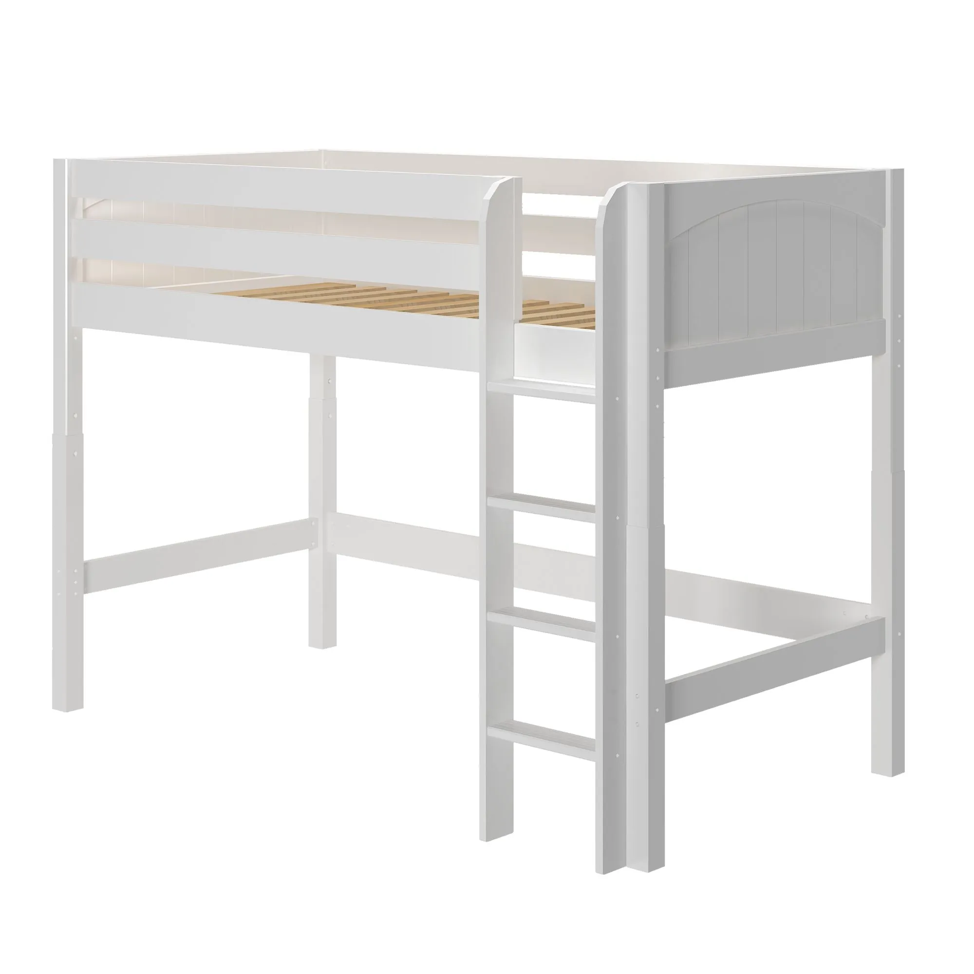Twin Mid Loft Bed with Ladder