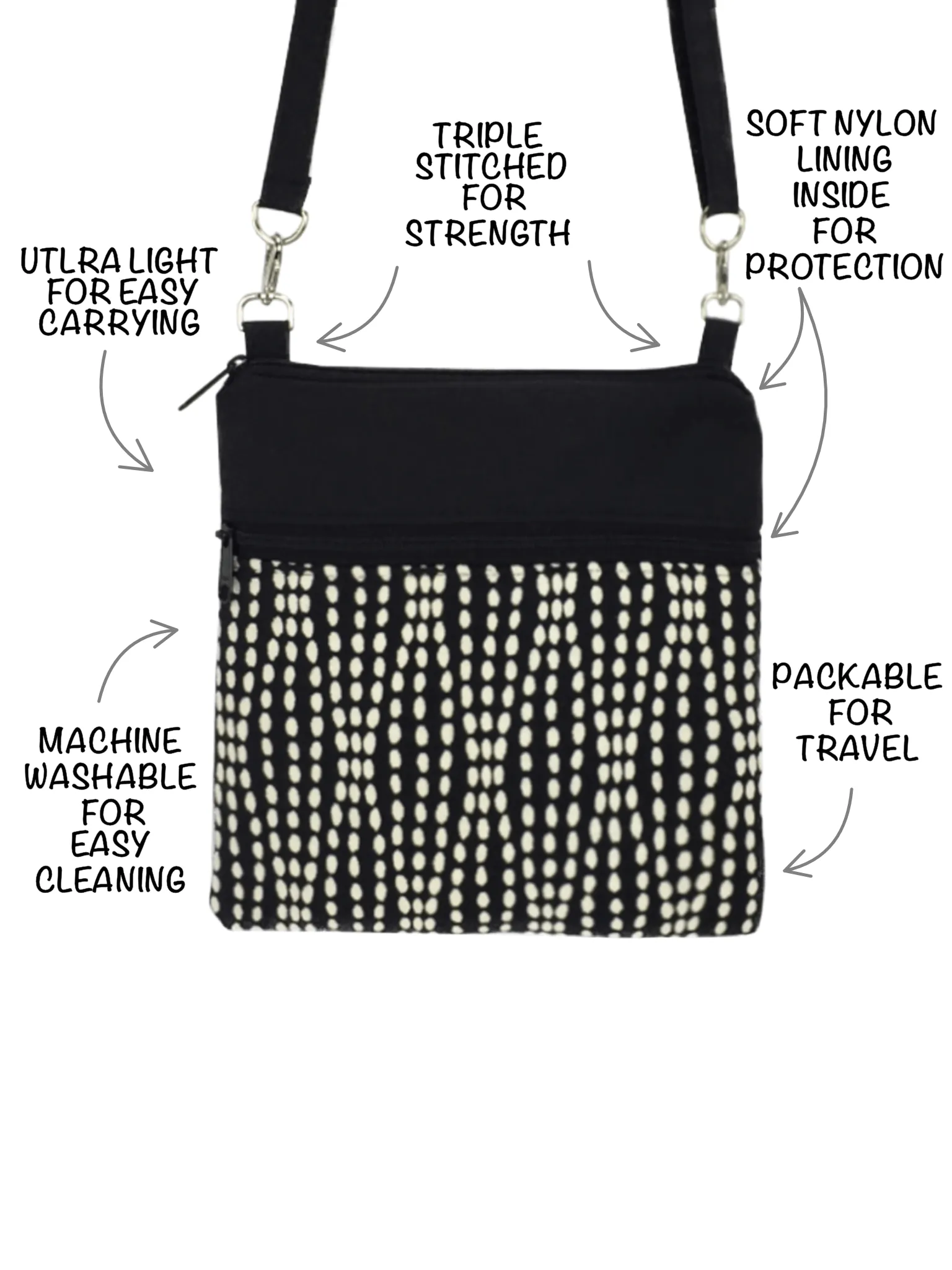 Upcycled 1 | Red Nylon | RTS Mini Square Crossbody Bag
