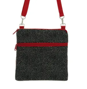 Upcycled 1 | Red Nylon | RTS Mini Square Crossbody Bag