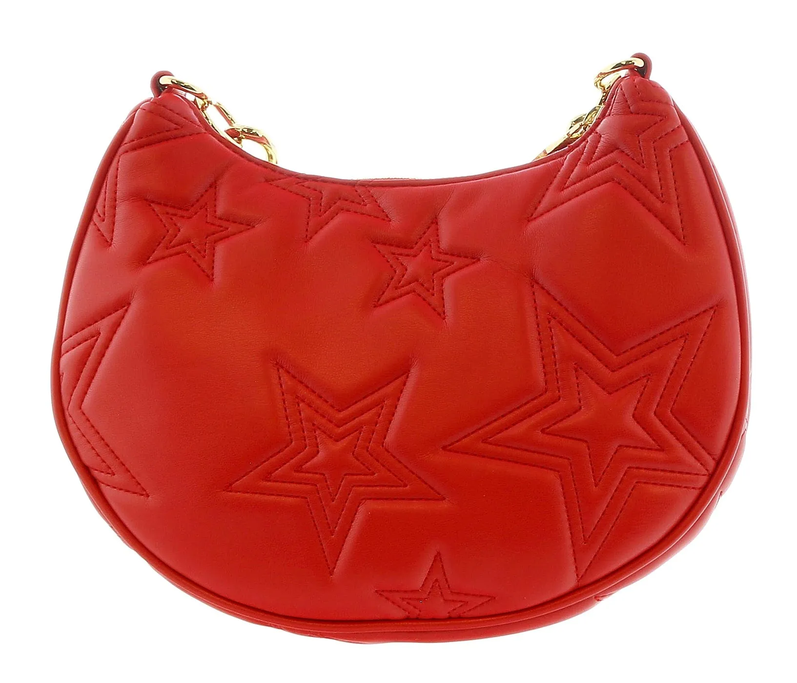 Versace Jeans Couture High Risk Red Star Quilted Charm Embellished Crossbody Bag