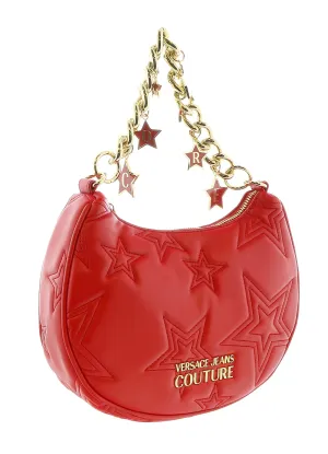 Versace Jeans Couture High Risk Red Star Quilted Charm Embellished Crossbody Bag