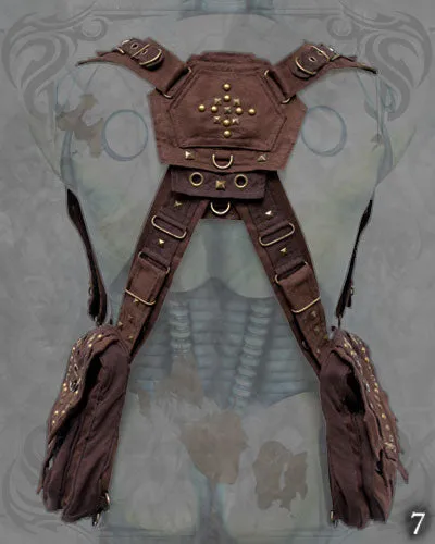 Viking Holster Bags with Studs