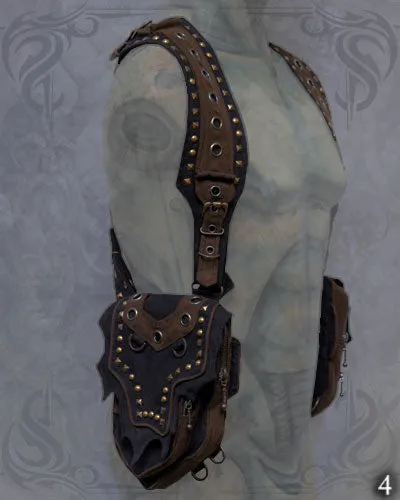 Viking Holster Bags with Studs