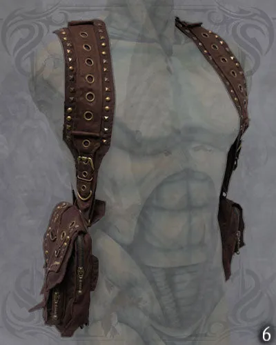 Viking Holster Bags with Studs