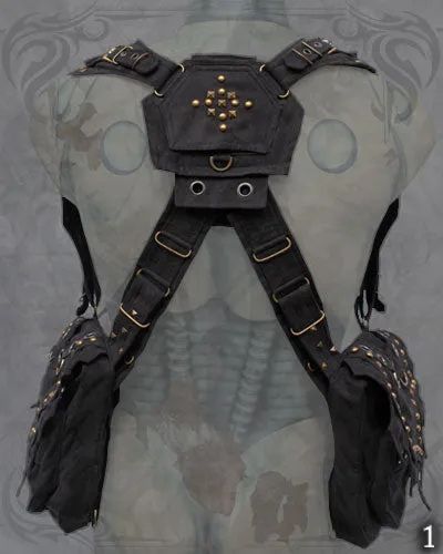 Viking Holster Bags with Studs