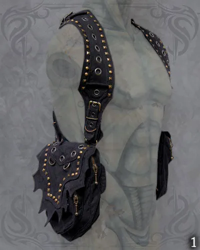 Viking Holster Bags with Studs