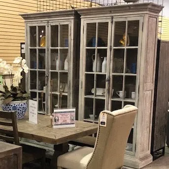 Vincent 90" Vitrine Cabinet