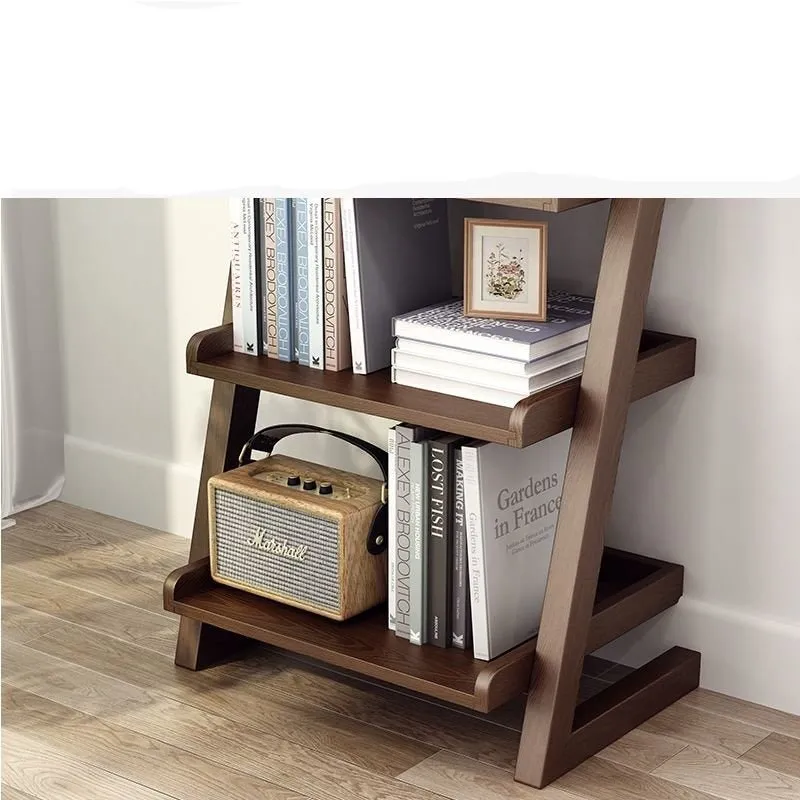 Wood Bookshelves for Living Rooms